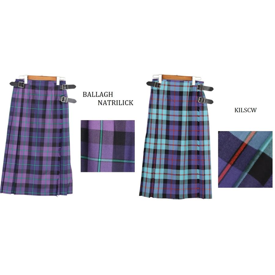 オニールオブダブリン O'NEIL OF DUBLIN  ロングスカート キルトスカート スカート Wベルト ウーステッドウール 83 オニール オブ ダブリン ウーステッドウール