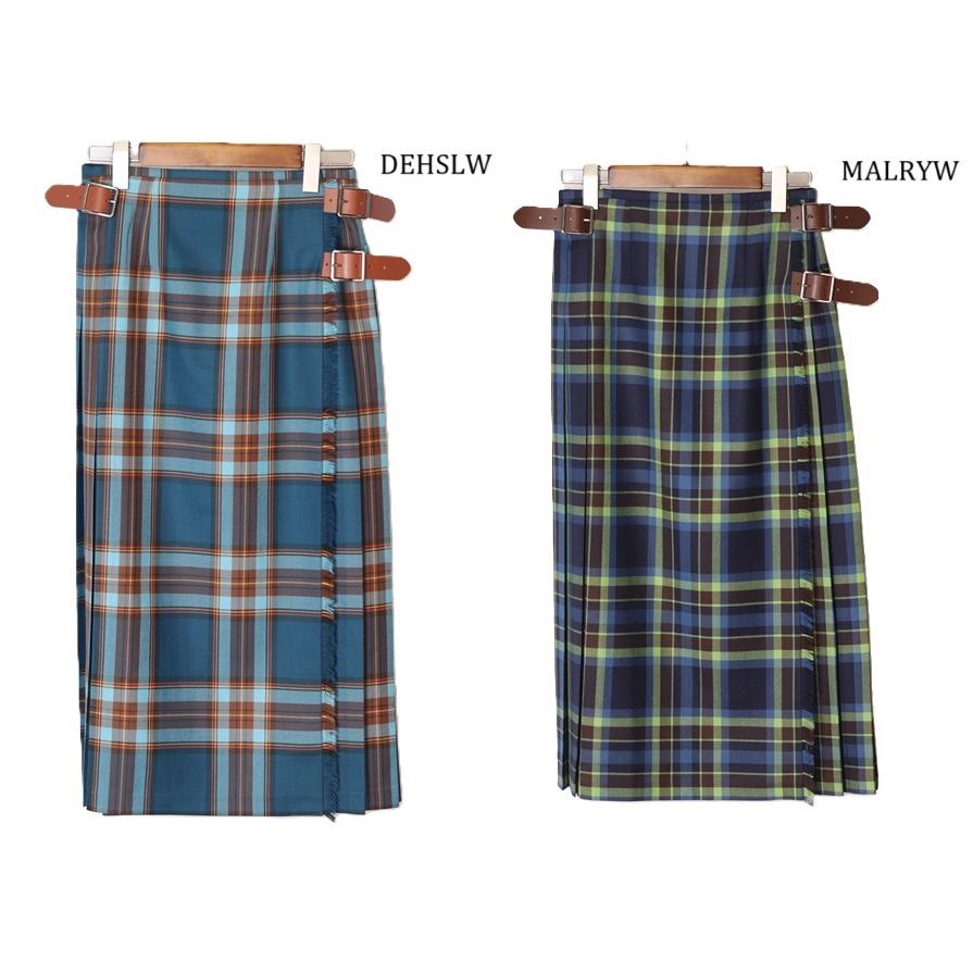 美品//O’NEIL OF DUBLIN CLASSIC LONGキルトスカート CLASSIC LONG KILTスカート《O'NEIL OF DUBLIN》｜INED（イネド