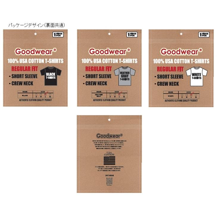 Goodwear グッドウェア USAコットン クルーネック 5.8オンス パックT 1枚入り 2W7-65227 Tシャツ メンズ 半袖 | Goodwear | 06