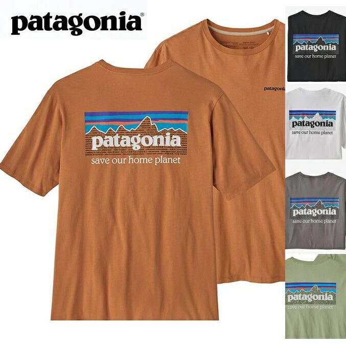 パタゴニア PATAGONIA Tシャツ 入荷中 94％以上節約 P-6 Mission Organic T-Shirt WHI P-6ミッション BLk 正規品 T Black WHITE オーガニック SHIRTS