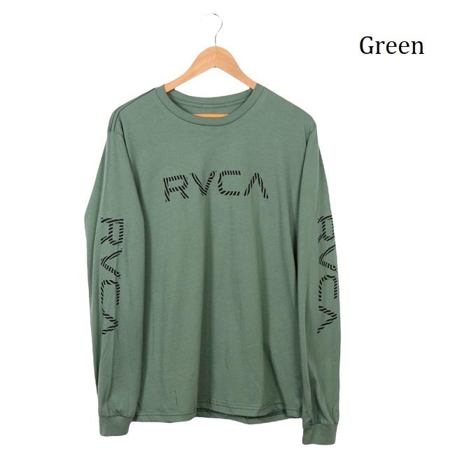 ルーカ RVCA プリント ロンT ロングスリーブ Tシャツ L/S 長袖 ビッグロゴ ティーシャツ サーフ｜carre-store｜02