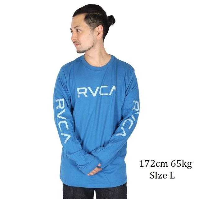 ルーカ RVCA プリント ロンT ロングスリーブ Tシャツ L/S 長袖 ビッグロゴ ティーシャツ サーフ｜carre-store｜06