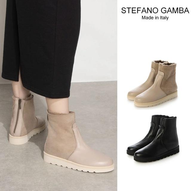 STEFANO GAMBA（ステファノガンバ） ショートブーツ ムートンブーツ