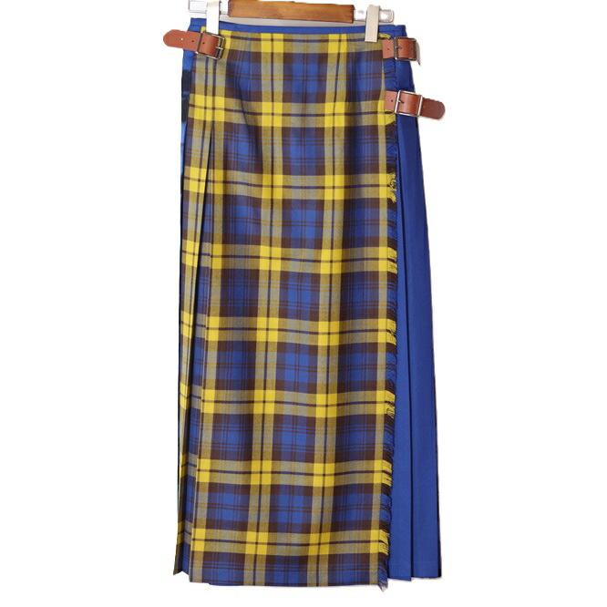 O’NEIL OF DUBLIN / ロングスカート/non/ウール/GRY/T12491/パッチワーク O'NEIL of DUBLIN（オニールオブダブリン） パッチワーク ロング