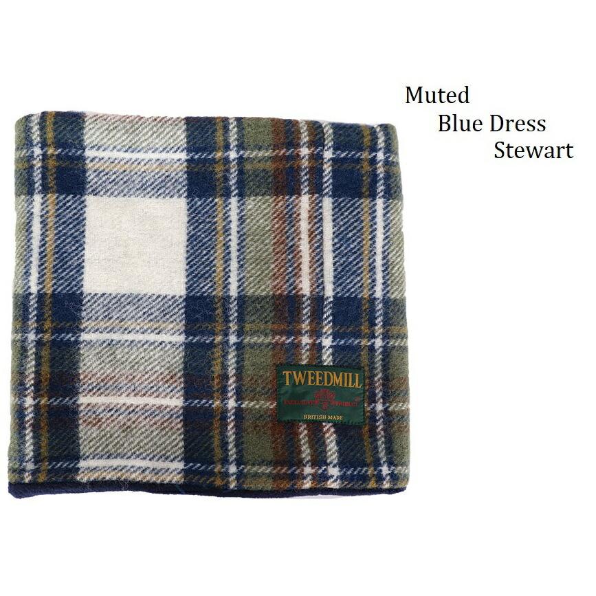 TWEED MILL（ツイードミル） タータンチェック スヌード フリース