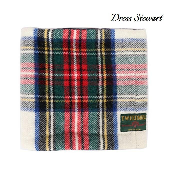 TWEED MILL（ツイードミル） タータンチェック スヌード フリース