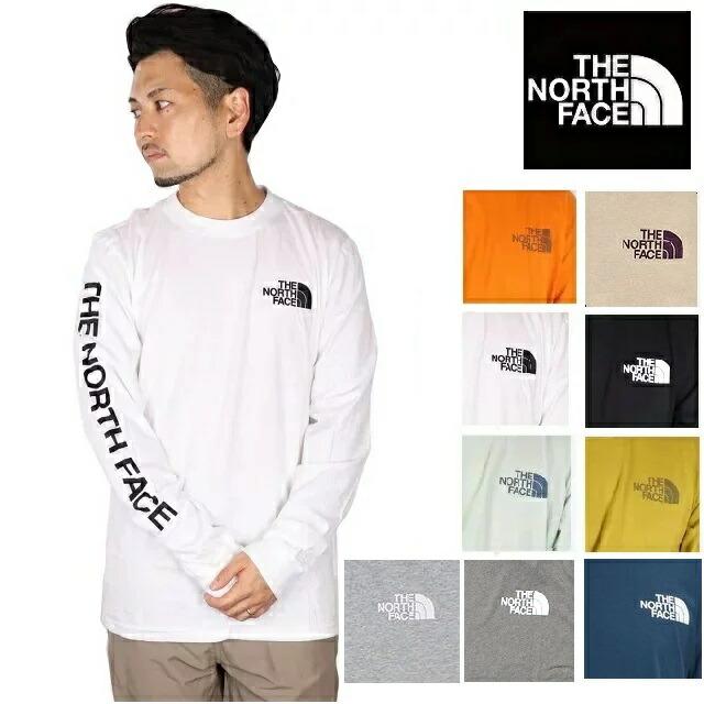 ニッサン・638 THE NORTH FACE ノースフェイス ロゴ ロンT 通販 ノースフェイス 長袖Tシャツ THE NORTH FACE