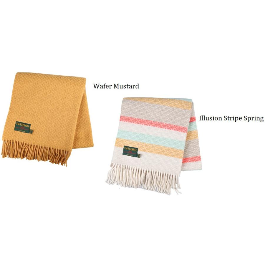 リシャールミル　大判ブランケット TWEEDMILL ツイードミル 大判ブランケットストール Lambwool Knee Rug