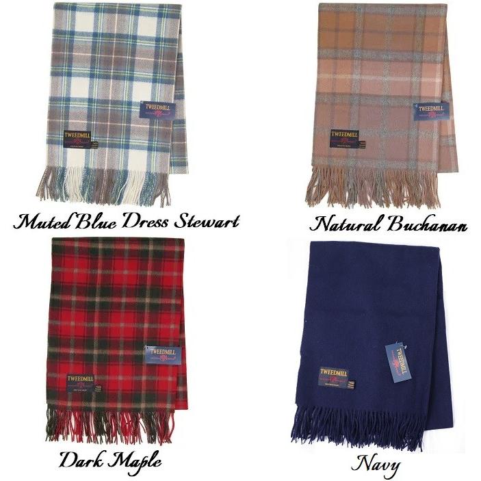 TWEED MILL（ツイードミル） ラムウール ストール 大判ストール