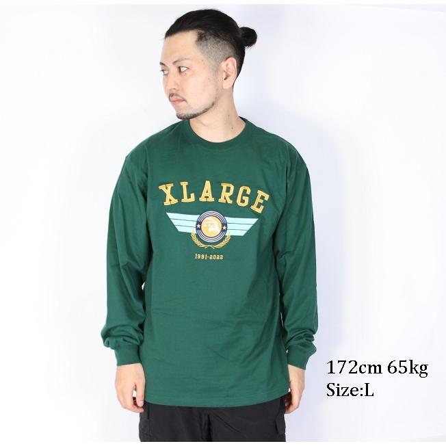 エクストララージ X-LARGE ロンT 長袖 Tシャツ メンズ XLARGE PILOT LOGO L/S 101221011016｜carre-store｜06