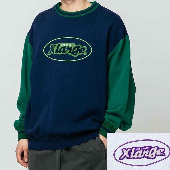 XLARGE エクストララージ スウェット トレーナー RETRO CREWNECK XLARGE エクストララージ スウェット トレーナー RETRO CREWNECK