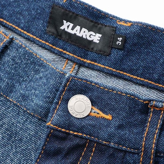 エクストララージ ズボン デニム パンツ デニムパンツ ボトムズ  XLARGE PATCHWORK DENIM PANTS パッチワーク ルーズシルエット｜carre-store｜09