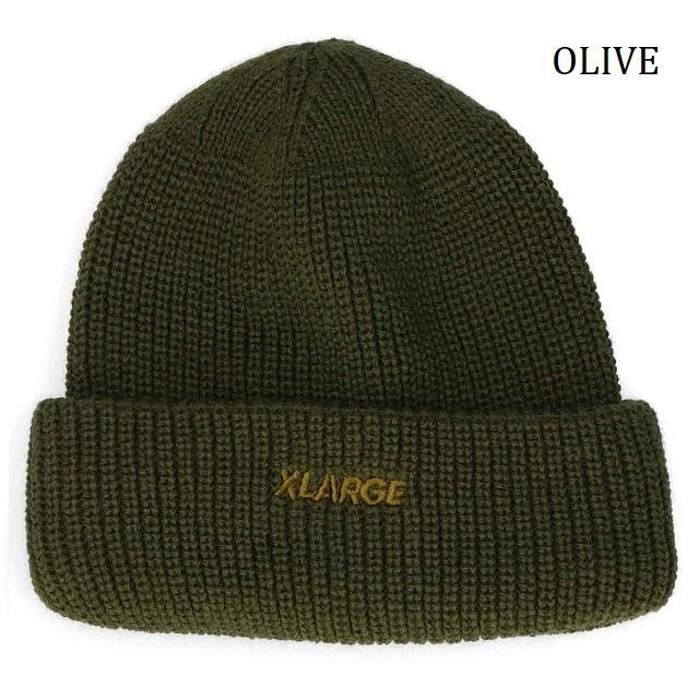 XLARGE（エクストラ ラージ） LOGO BASIC BEANIE ビーニー ニット帽