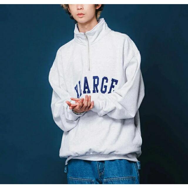 XLARGE（エクストラ ラージ） X-LARGE HALF ZIP PULLOVER SWEAT ハーフ 