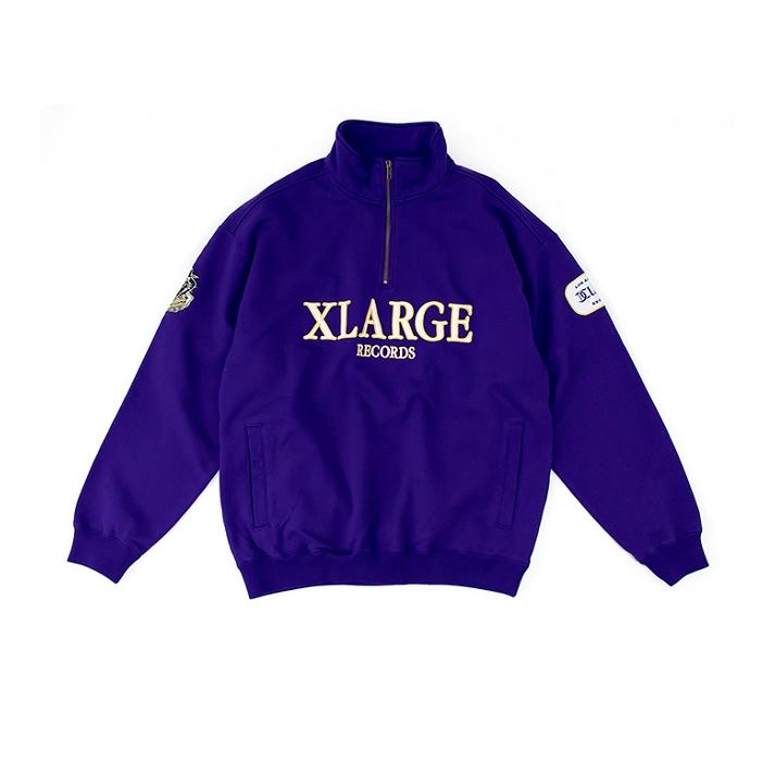 XLARGE（エクストラ ラージ） XLARGE XL RECORDS HALF ZIP PULLOVER