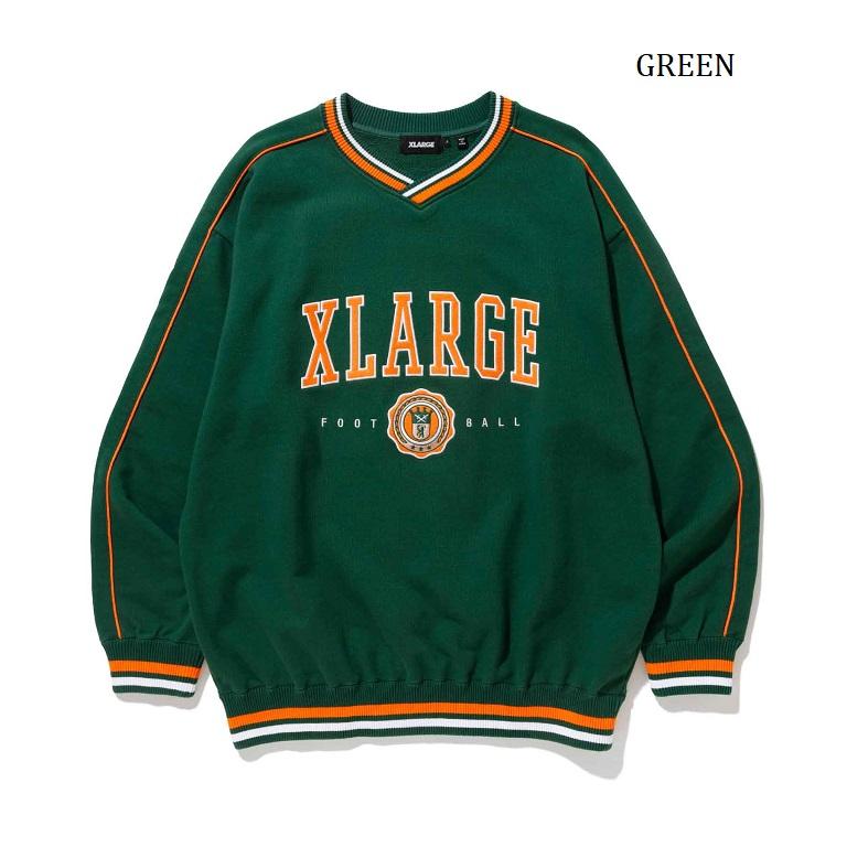 XLARGE エクストララージ X-LARGE PIPING V NECK SWEAT Vネック XLARGE エクストララージ X-LARGE PIPING V NECK SWEAT Vネック