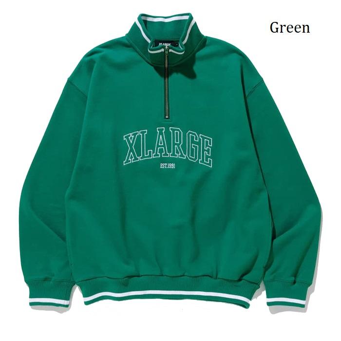XLARGE エクストララージ トレーナー スウェット ハーフジップ XLARGE エクストララージ トレーナー スウェット ハーフジップ