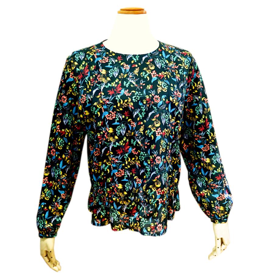 美品✨LIBERTY ARTfabrics crespi長袖ブラウス　Lサイズ Crespi（クレスピ） 【30％off！】 リバティ LIBERTY ブラウス 長袖