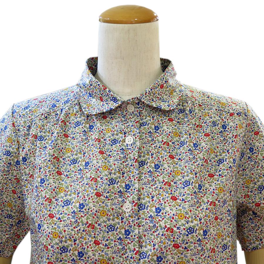 parkes（パークス） 【30％OFF】Parkes リバティブラウス 半袖 綿100