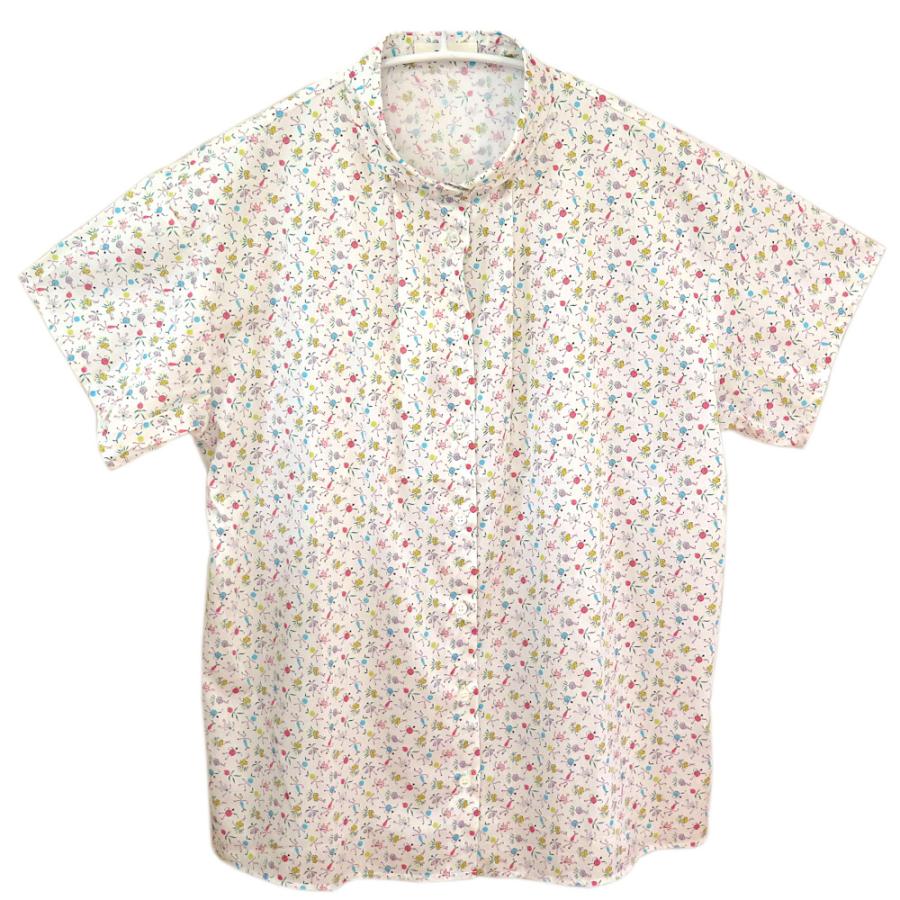 parkes（パークス） 【SALE】Parkes リバティ LIBERTY 半袖ブラウス 綿 