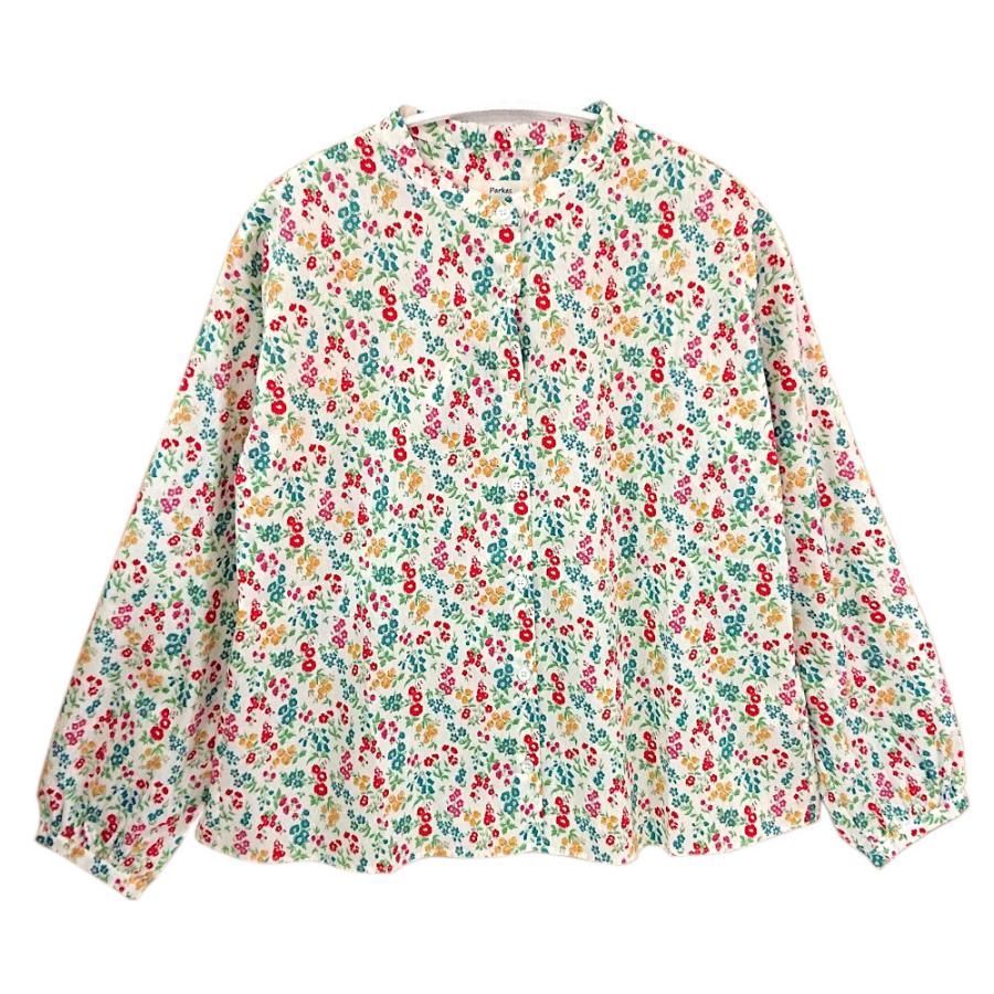 parkes（パークス） 【SALE】Parkes リバティブラウス バンドカラー 
