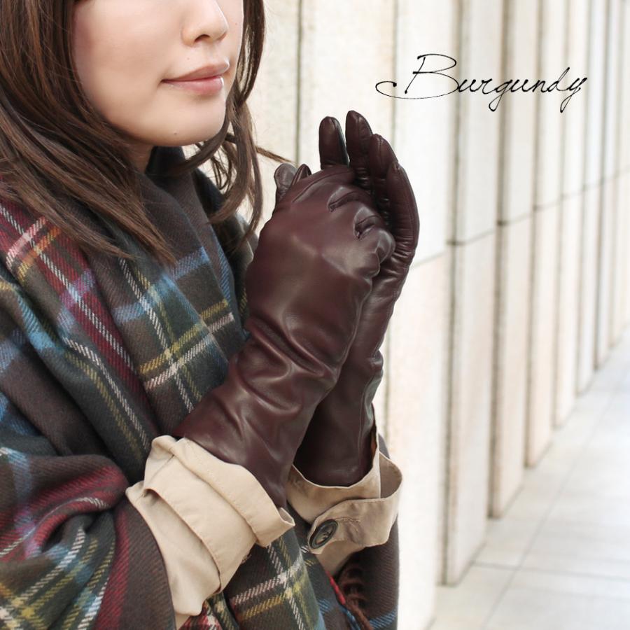 手袋 ファッション レディース レディス 暖かい 革 イタリア製 裏地