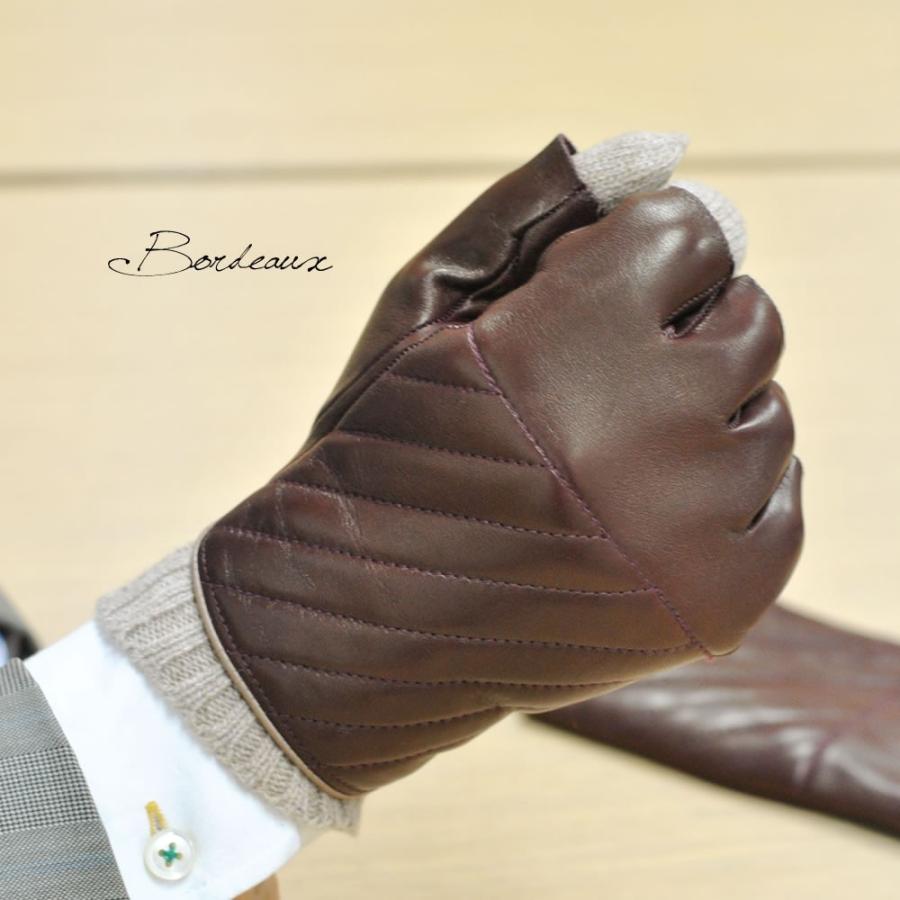 革手袋 ファッション メンズ Men's 半指 ハーフフィンガー