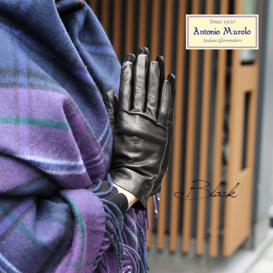 革手袋 レディース 暖かい 本革 レザーグローブ 薄手 シルク 羊革