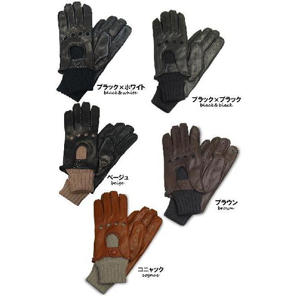 ドライビンググローブ メンズ Men's ファッション 革手袋 紳士用 本革