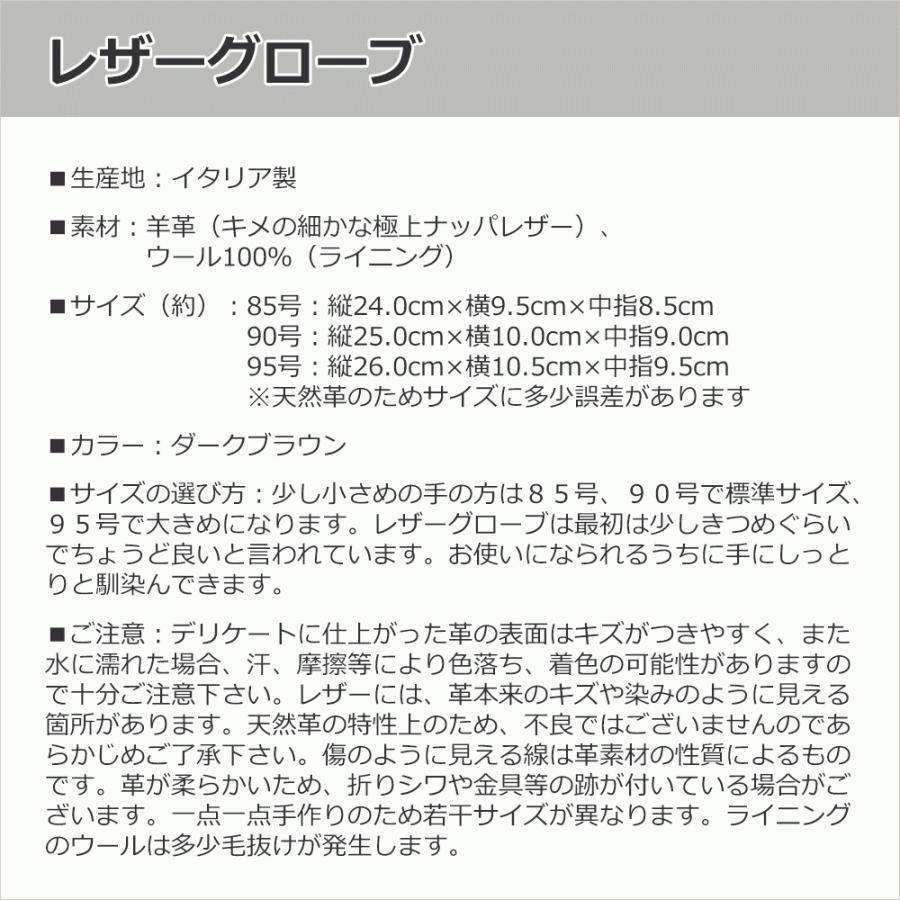メンズ 手袋 革手袋 ブランド ファッション レザーグローブ 3サイズ