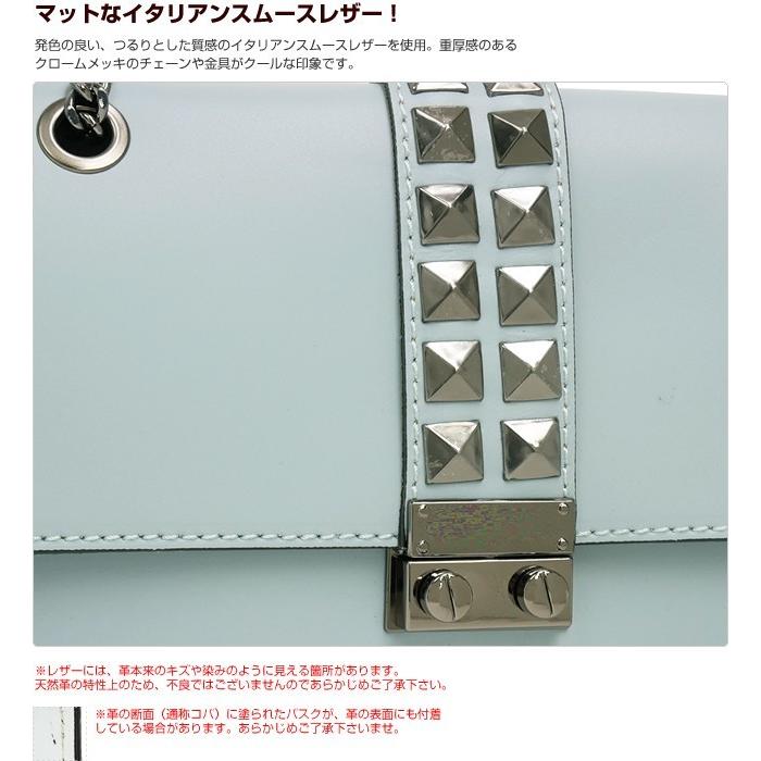 PULICATI プリカーティ イタリア製 型押し レザー ショルダーバッグ チェーン ミニ ポシェット グリーン PULICATI/プリカーティ 2WAY チェーンバッグ （イタリア製） 通販