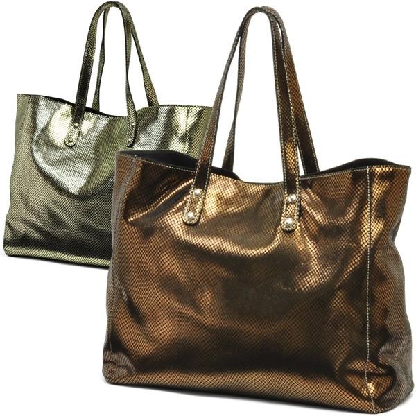 超特価セール トートバッグ レディース レディス 通勤 大容量 軽量 シャイニー 艶 メタリックレザー イタリアブランド Innue ベリンダ Brand Bag セール30 Off Fashionemall Com