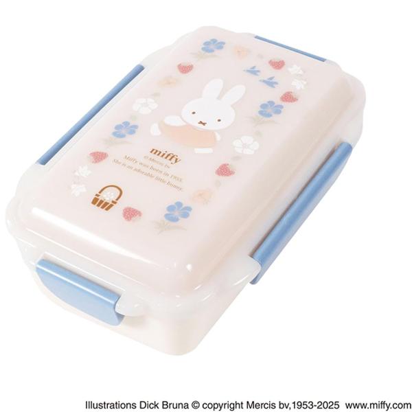 未使用　ミッフィー　ランチ４点セット Miffy（ミッフィー） ランチボックス 密封4点留め 1段 弁当箱 MF950