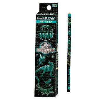 カミオジャパン ジュラシック・ワールド かきかたえんぴつ2B 六角軸 12