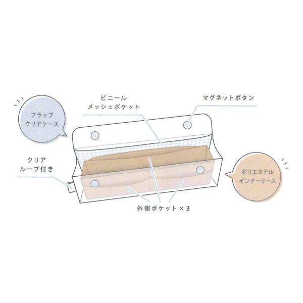 連 モコモカ クリアペンケース 筆箱 モカ 630 ミルクティー Q 21年7月 Carrotヤフー店 通販 Yahoo ショッピング