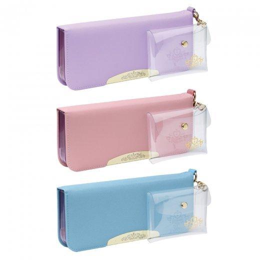 ディアボロ【2個セット】ソアリンクリア ソニック リアナティアラ アルロック筆入 筆箱 両面 スリム 2ドア