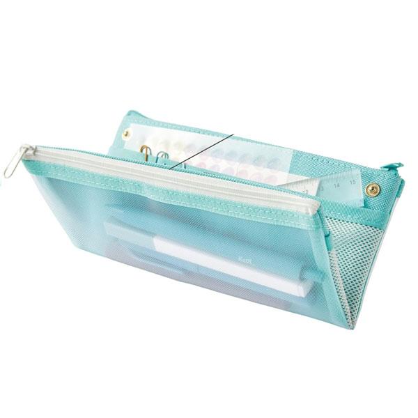 レイメイ藤井 フリップスナップ ペンケース メッシュ 筆箱 FY1236N