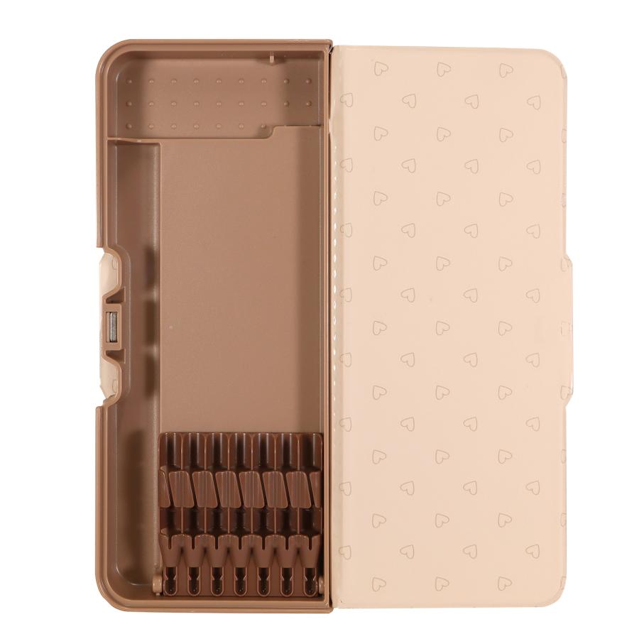 クツワ（KUTSUWA） マグネット筆入 ふわもこあにまるず 2ドア 両面