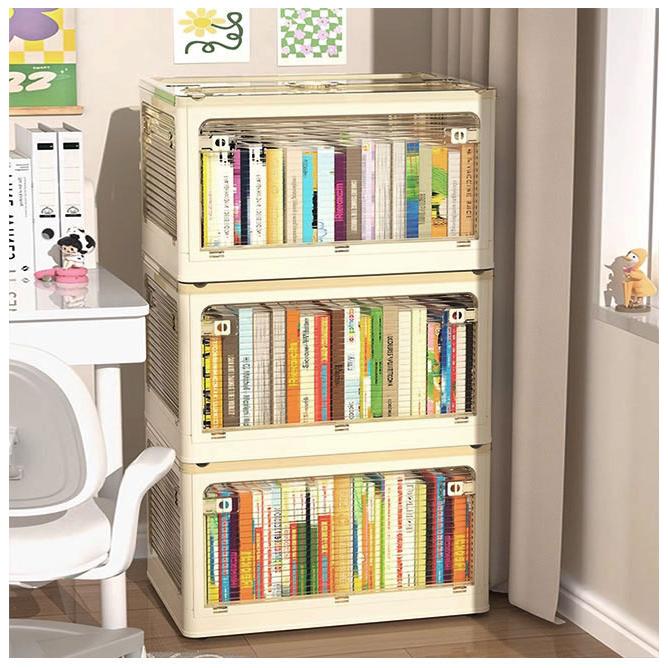 2組15％OFF】収納ボックス 折りたたみ 5面開閉 56L 3個セット 隠れ