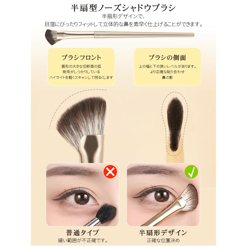 アイシャドウブラシ メイクブラシ 8本セット 13本セット アイメイク