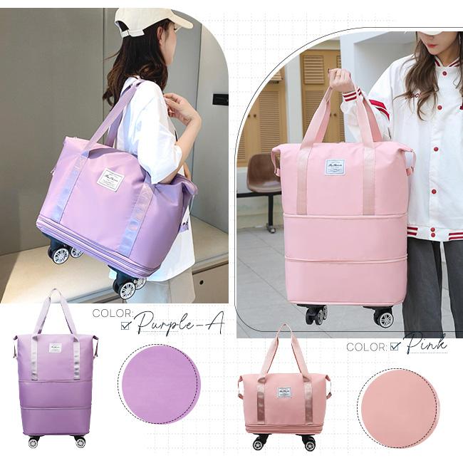 キャリーバッグ ボストンバッグ 3way 拡張可 キャスター付き 折り畳み