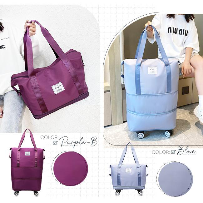 キャリーバッグ ボストンバッグ 3way 拡張可 キャスター付き 折り畳み