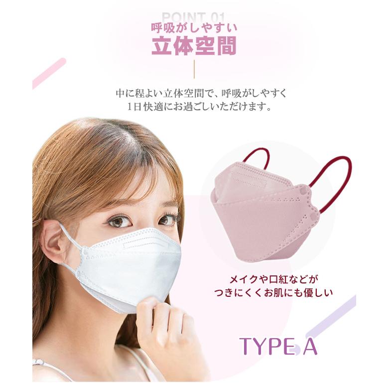【2%OFFクーポン配布中】マスク 小顔3Dマスク 立体マスク 30枚入 不織布マスク 息がしやすい くすみカラー パステルカラー 4層 3層 爆買 | ブランド登録なし | 22