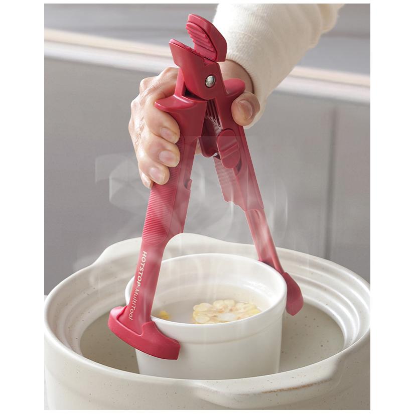 2in1 ボウルクリップ ホットプレートグリッパー 碗挟み 鍋つかみトング