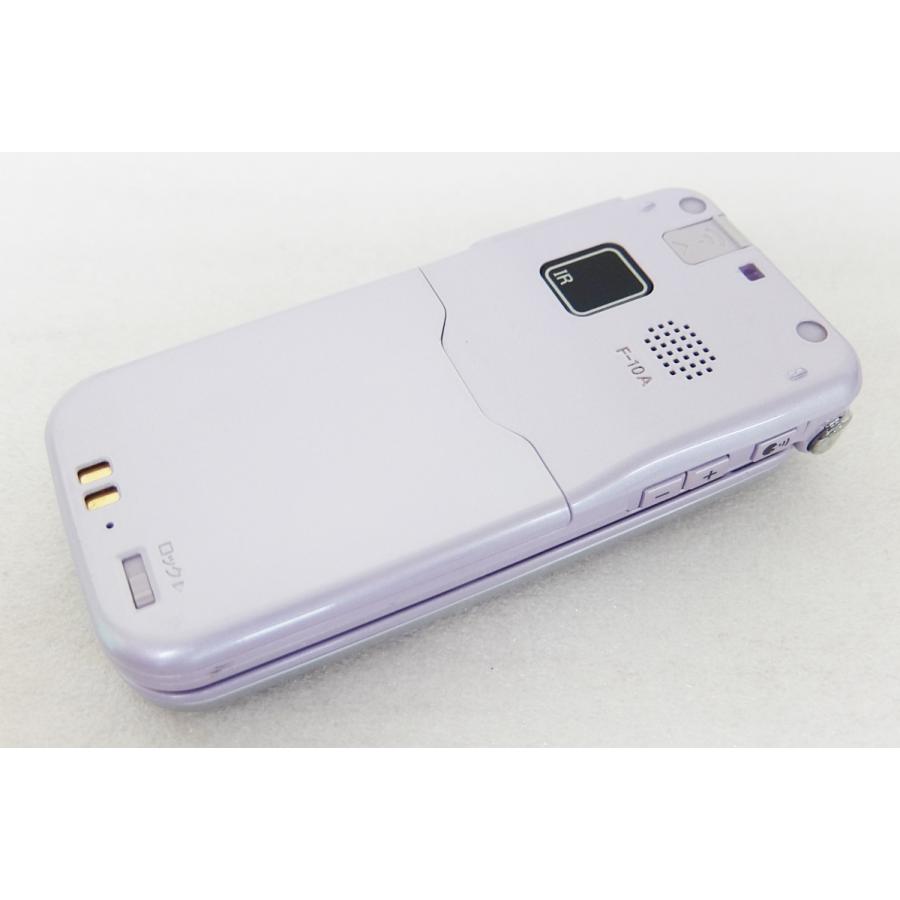 ドコモ docomo 富士通 らくらくホン6 F-10A ラベンダー 中古美品 #400027513｜carry-mobile｜03