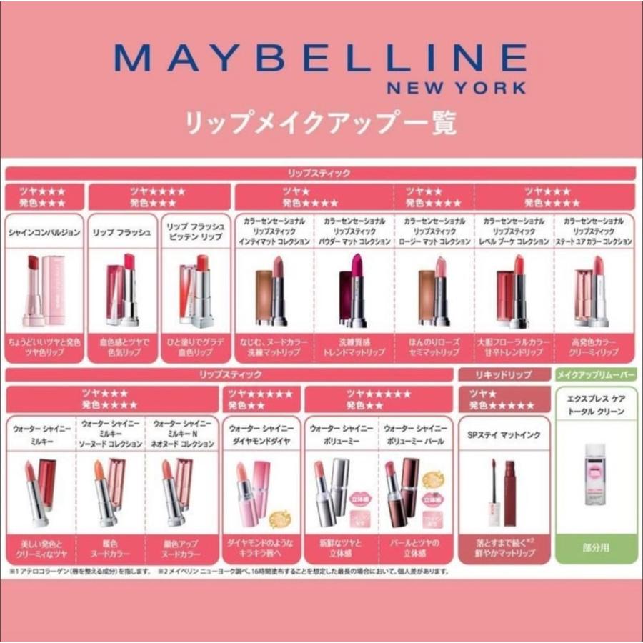 メイベリン（MAYBELLINE NEW YORK） カラーセンセーショナル リップ
