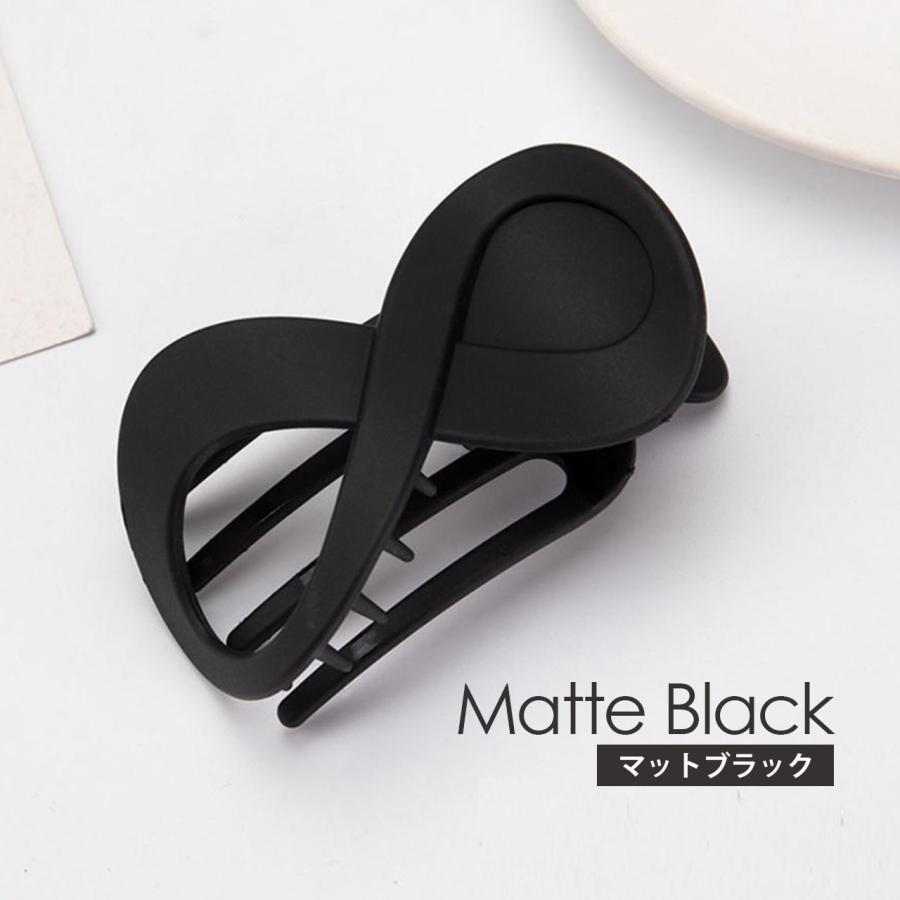 バンスクリップ 小さめ 軽量 ヘアクリップ 髪留め 大人おしゃれ マット