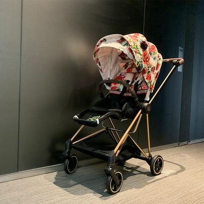 【美品】cybex 花柄 ベビーカー サイベックス　ミオス　スプリングブロッサム 美品】cybex 花柄 ベビーカー サイベックス ミオス スプリング