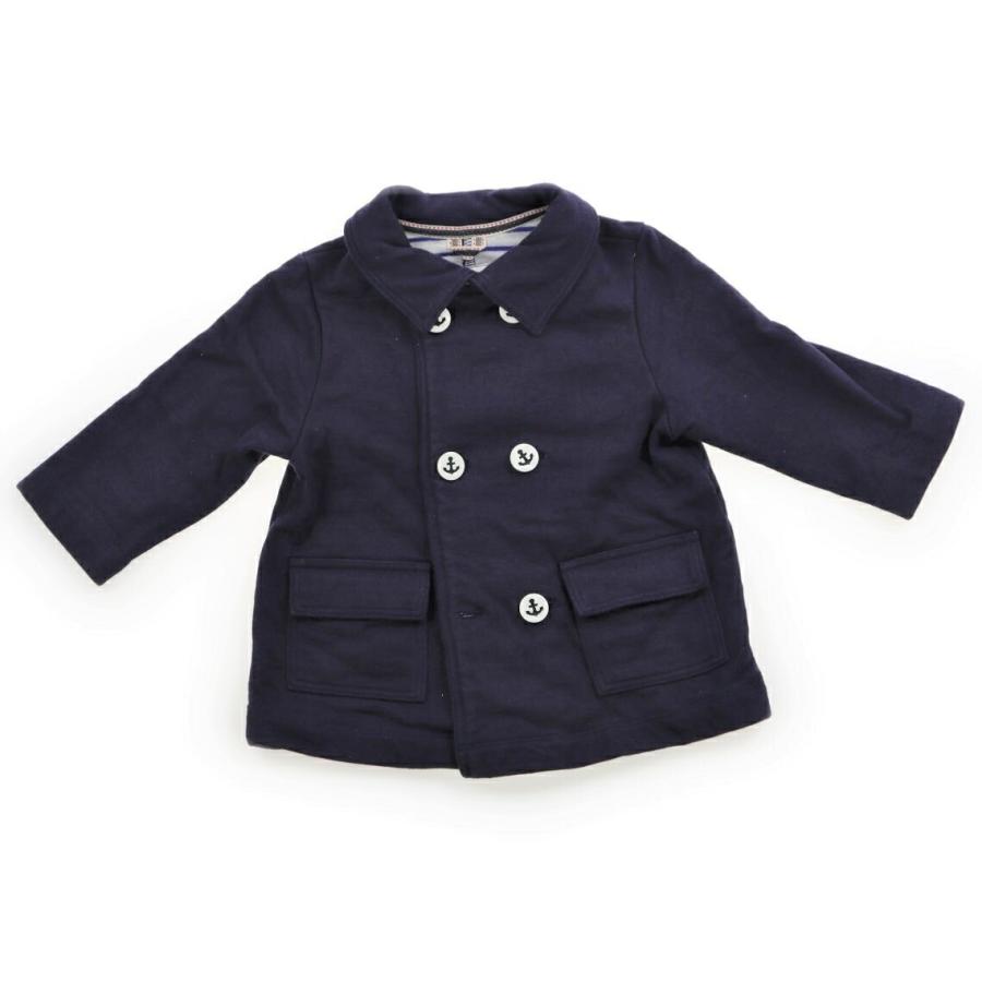 最上の品質な プチバトー 80 コート ジャケット アウター ジャンパー ネイビー 男の子 グッチ様専用 Petit Bateau キルティングブルゾン