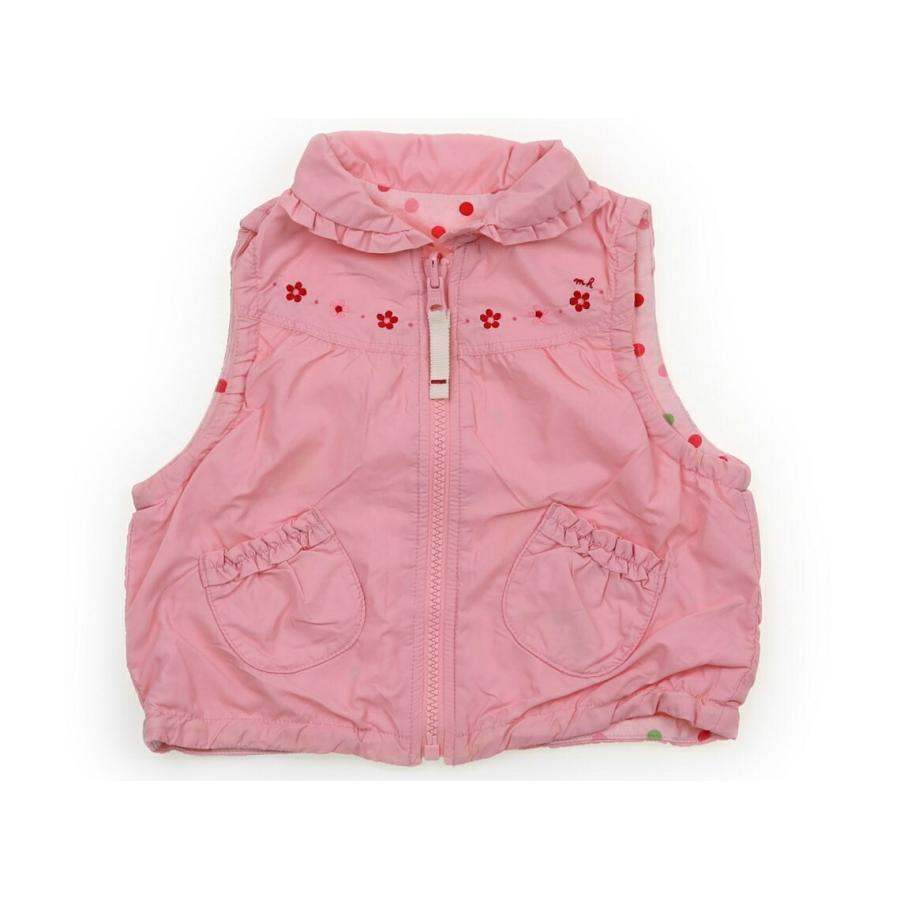 MIKI HOUSE ミキハウス miki ベスト 80サイズ 女の子 子供服 ベビー服 